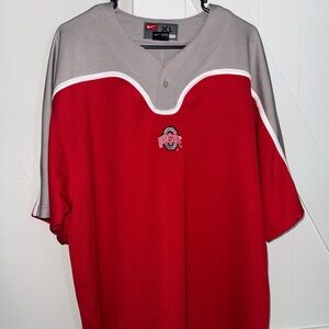 Vintage y2k Nike 2001 Ohio state buckeyes mesh shirt XL